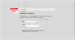 Desktop Screenshot of e-card.de