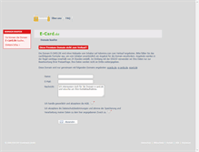 Tablet Screenshot of e-card.de